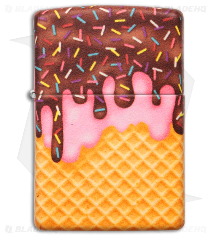 Zippo x Blade HQ Exclusive Glow in the Dark Ice Cream Cone Lighter 