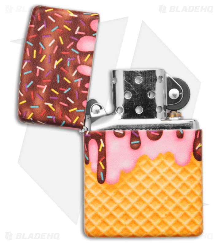 Zippo x Blade HQ Exclusive Glow in the Dark Ice Cream Cone Lighter 