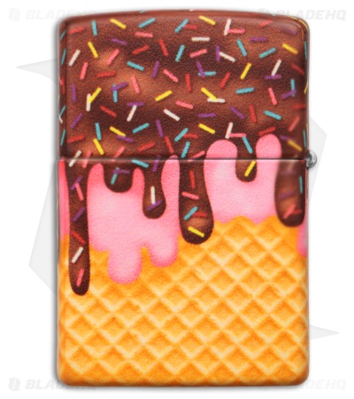 Zippo x Blade HQ Exclusive Glow in the Dark Ice Cream Cone Lighter 