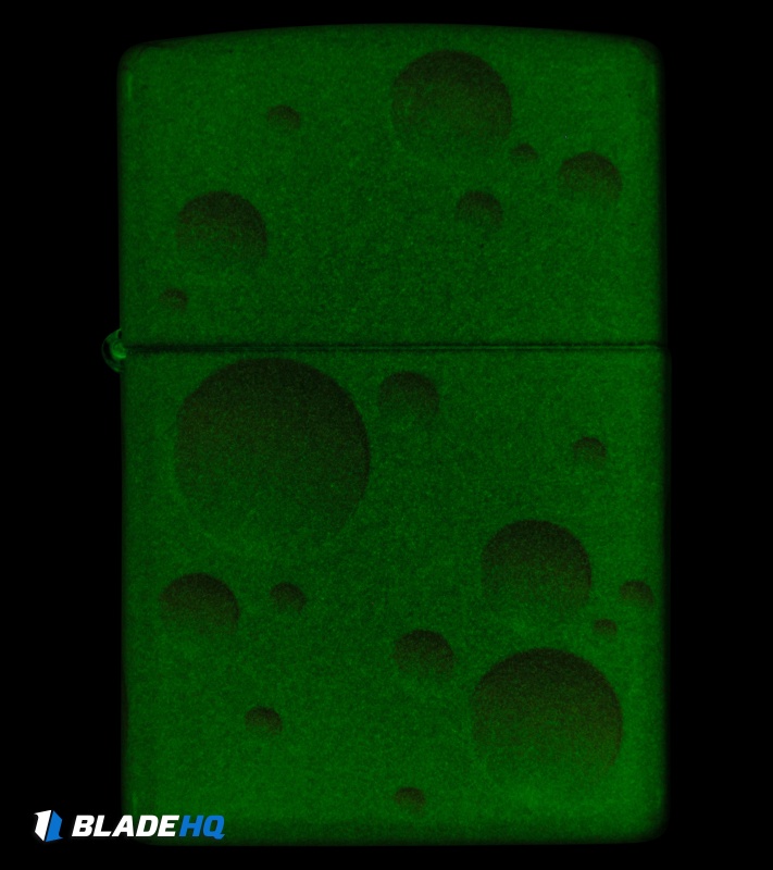 Zippo x Blade HQ Exclusive Glow in the Dark Swiss Cheese Lighter 