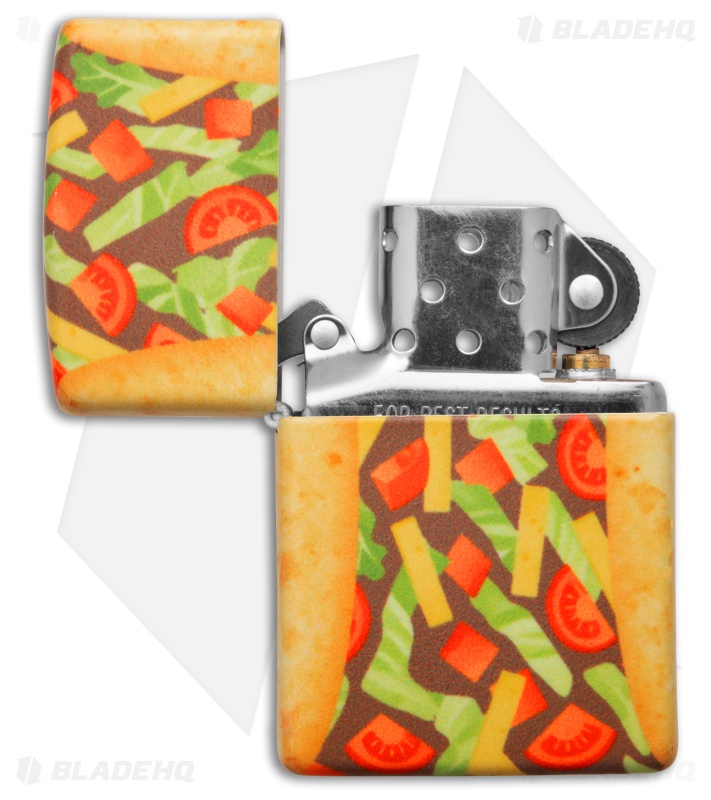 Zippo x Blade HQ Exclusive Glow in the Dark Taco Design Lighter