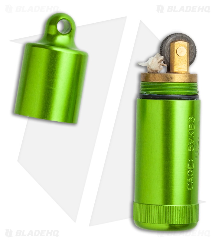 Maratac Gloss Green Aluminum Peanut Lighter XL