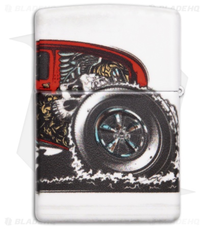 Zippo 49352 Hot Rod Design Aluminum Lighter - Blade HQ