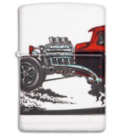Zippo 49352 Hot Rod Design Aluminum Lighter