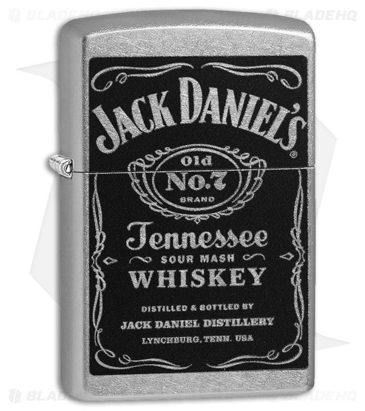 Jack Daniel’s Zippo Lighter Jack Daniel's® (Street Chrome) - Blade HQ