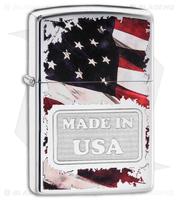Zippo Lighter Made In USA (High Polished Chrome) 29679