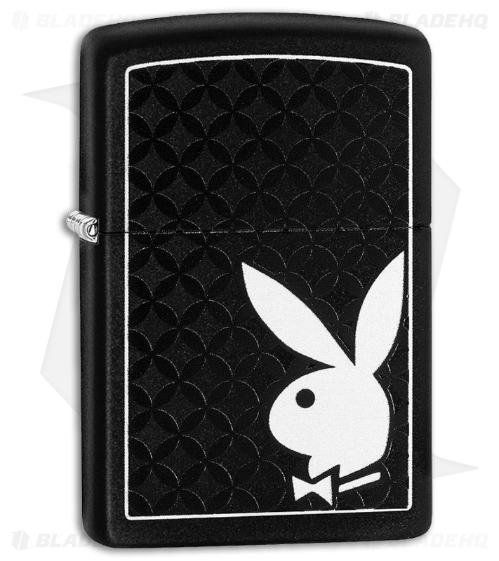 Zippo Lighter Playboy (Black Matte) 01384