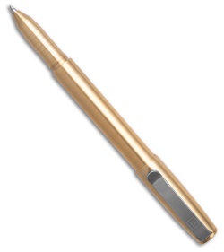 Big Idea Design Base Line Capped Pen - Brass