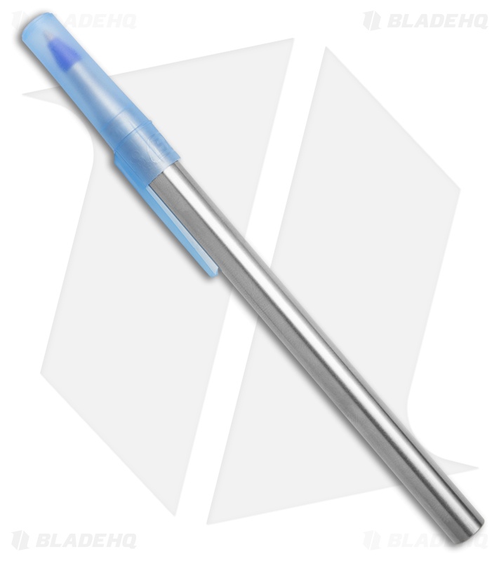 Flytanium Ti Stic Pen Sleeve - Satin Titanium (Blue)