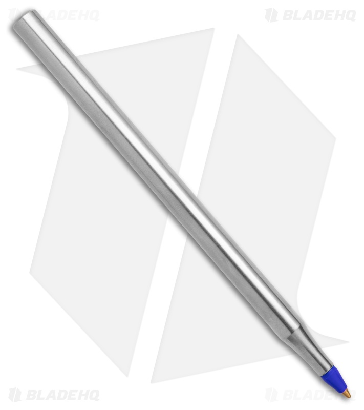 Flytanium Ti Stic Pen Sleeve - Satin Titanium (Blue)