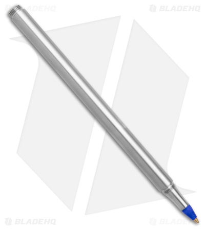 Flytanium Ti Stic Pen Sleeve With Ti Cap - Satin Titanium (Blue)