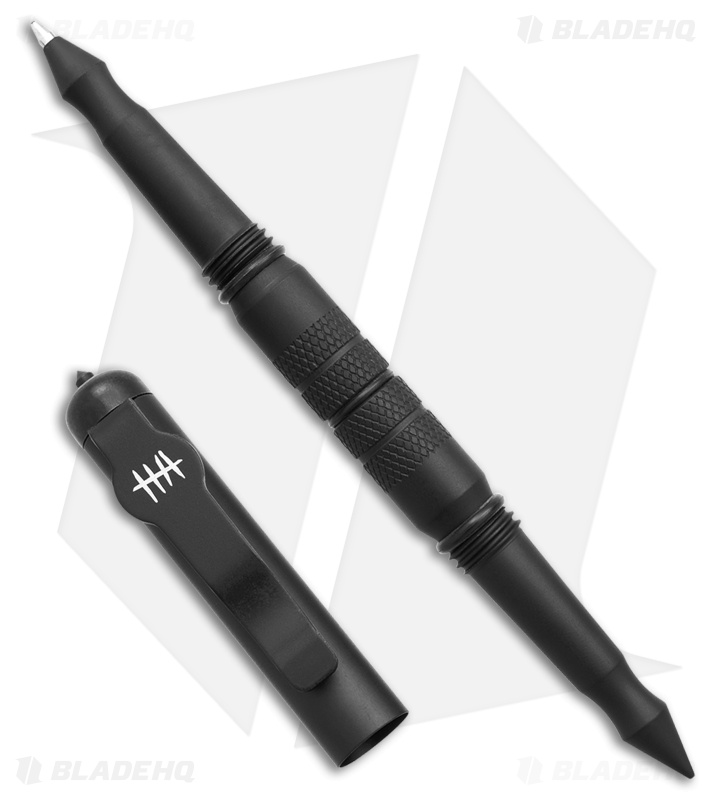 Halfbreed Blades HHA Tactical Pen Tungsten Black Aluminum (5.75")