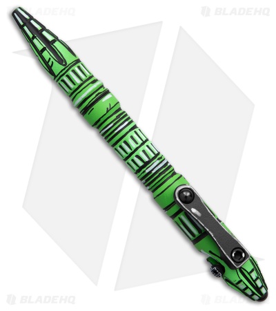 Heretic Knives Thoth Tactical Pen Toxic Cel Shade Aluminum/Titanium