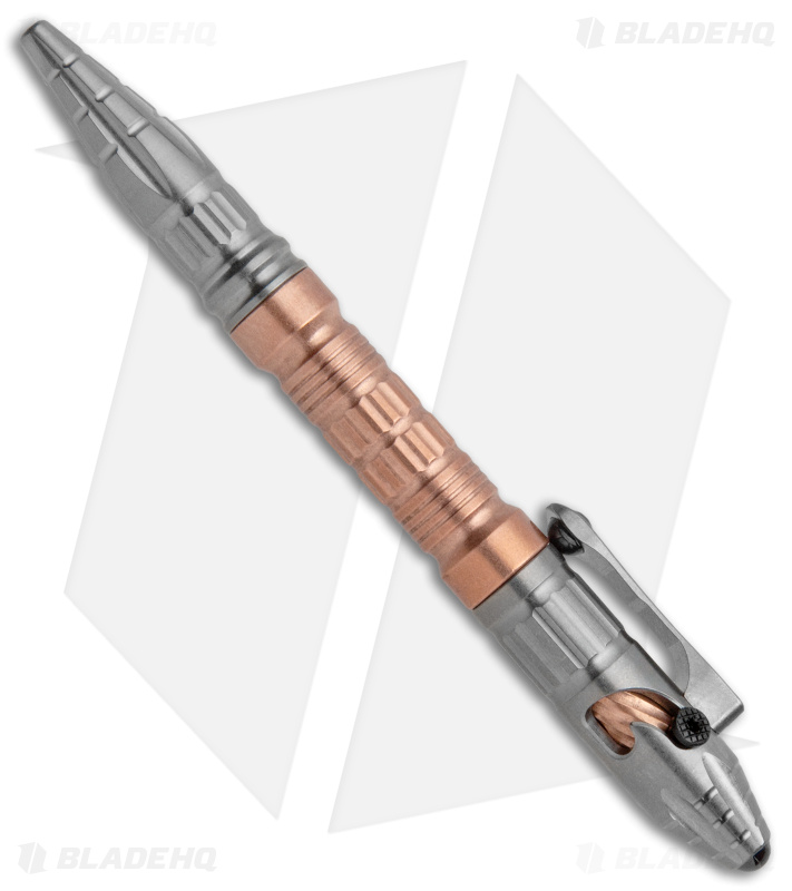 ヘレティックナイフ　HereticKnives タクティカルペン　ボールペン Heretic Knives Thoth Titanium/Copper Tactical Pen - Blade HQ