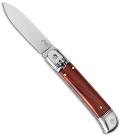 AKC Classic 8" Lever Lock  Automatic Italian Knife Cocbolo (3.2" Polish Flat)