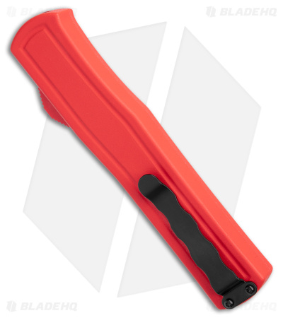 AKC F-20 D/A  OTF Automatic Knife Red Aluminum (3.6" Two Tone)