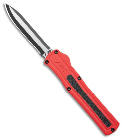 AKC F-20 D/A  OTF Automatic Knife Red Aluminum (3.6&quot; Two Tone) | 188910