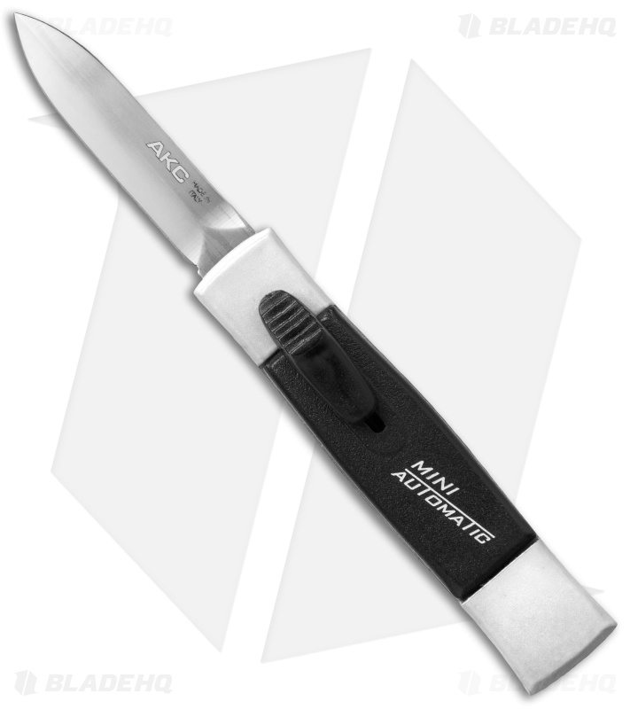 AKC Minion Concord Dagger OTF Automatic Knife White/Black (2.3" Satin