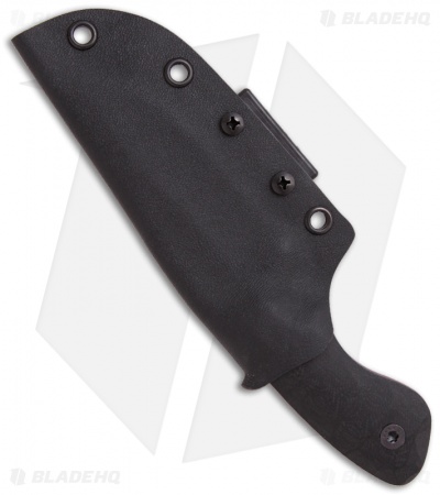 Bill Coye Ridgeback Custom Fixed Blade Knife Black G-10 (3.25" Stonewash)