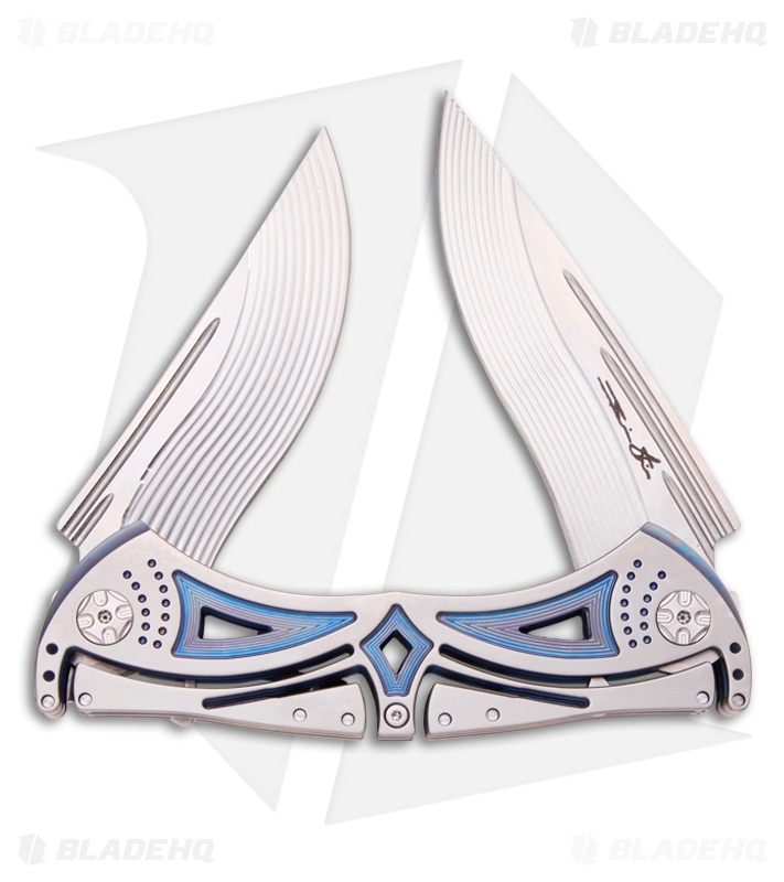 Brian Tighe Custom Buy Tighe Knife Dual Blade Titanium Folder