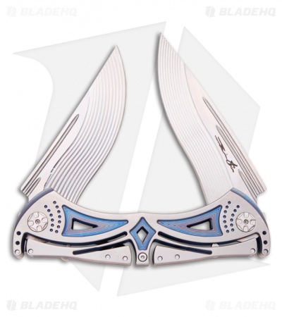 Brian Tighe Custom Buy Tighe Knife Dual Blade Titanium Folder