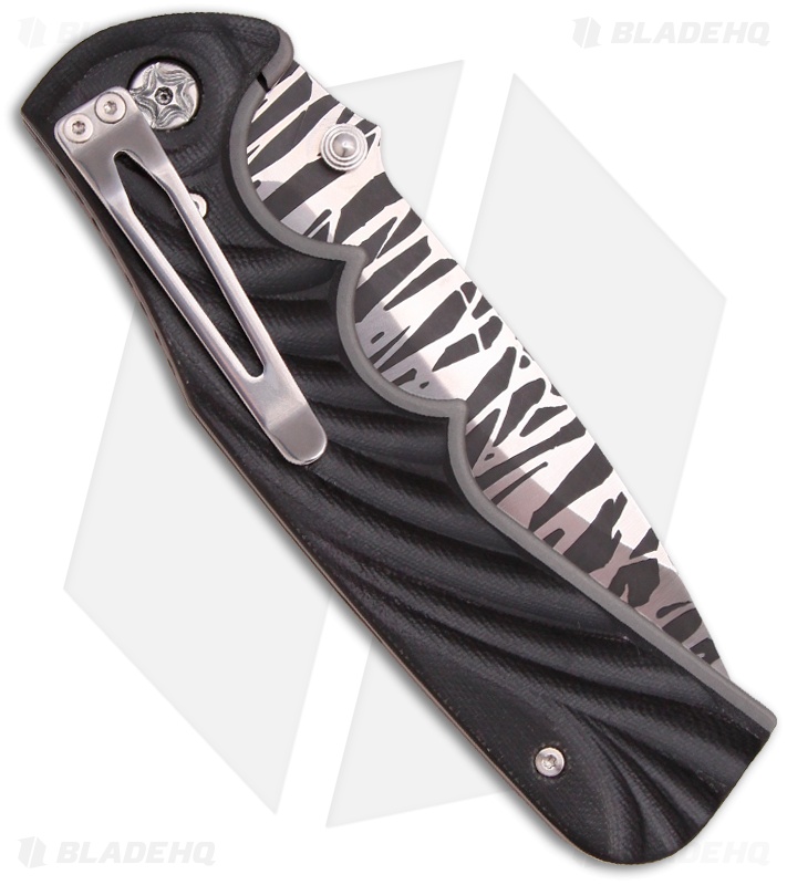 Brian Tighe Spicy Tighe Spring Assisted Knife w/ Black G-10 (4" Stripe)