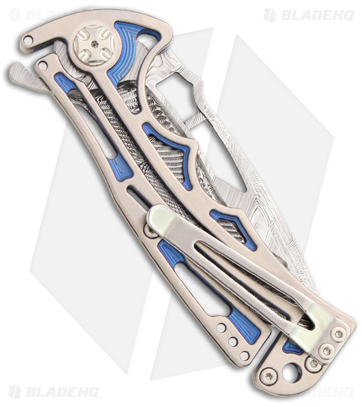 Brian Tighe Custom Tighenee Nirk Folder Knife (3.25" Damasteel)
