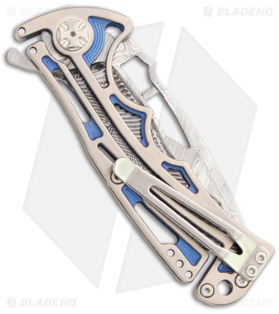 Brian Tighe Custom Tighenee Nirk Folder Knife (3.25" Damasteel)