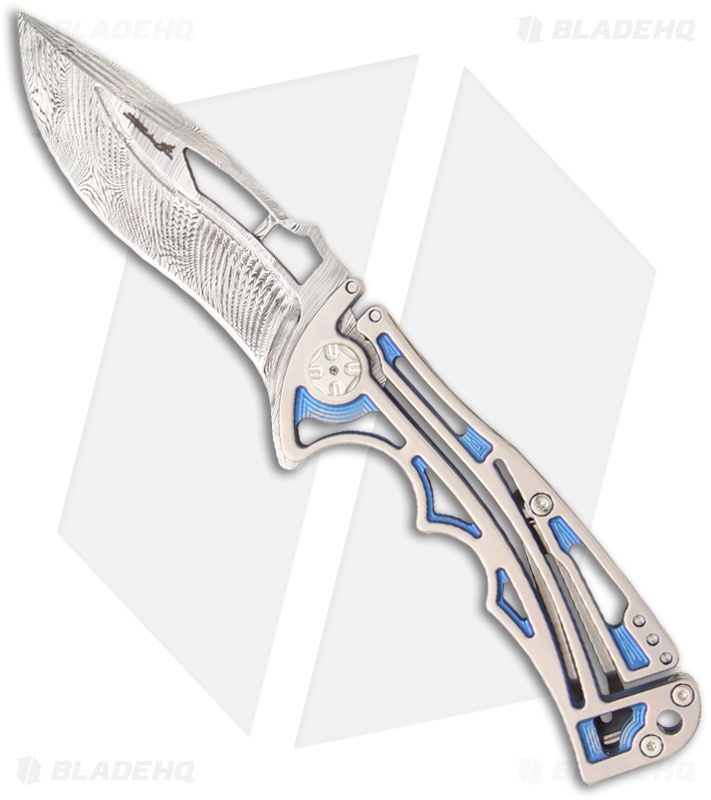 Brian Tighe Custom Tighenee Nirk Folder Knife (3.25" Damasteel)