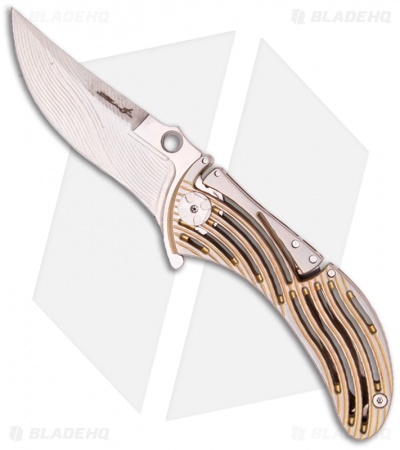 Brian Tighe Custom Tighenee Rod Knife Bronze Titanium Folder (2.75" Satin)