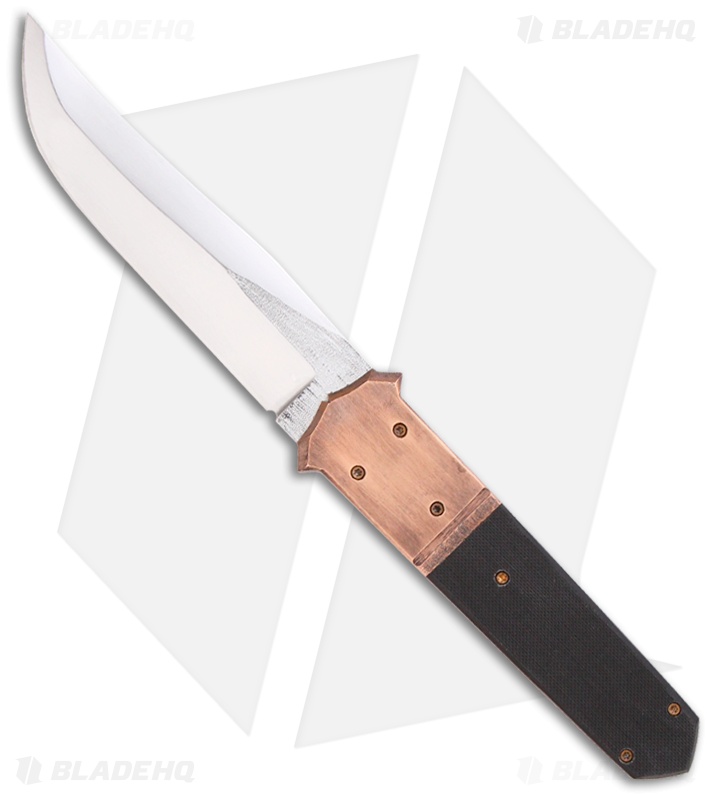 Chuck Gedraitis Yakuza Fixed Blade Knife Bronze/G-10 Handle (4.31