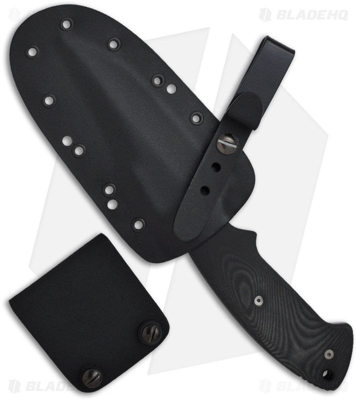 Crawford Custom Kasper Fixed Fighter Knife (4" Satin Plain)