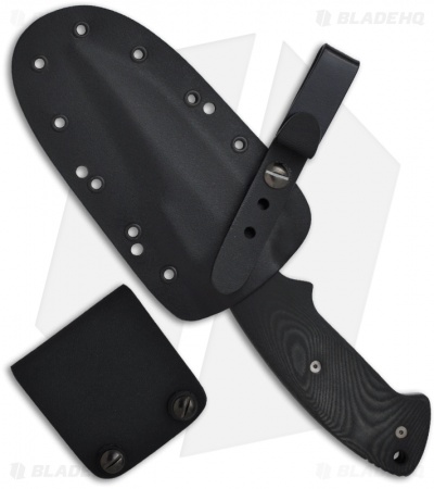 Crawford Custom Kasper Fixed Fighter Knife (4" Satin Plain)