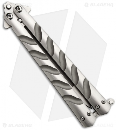 DDR Darrel Ralph Custom Venturi VII Bayonet Butterfly Balisong Knife (4" Satin)