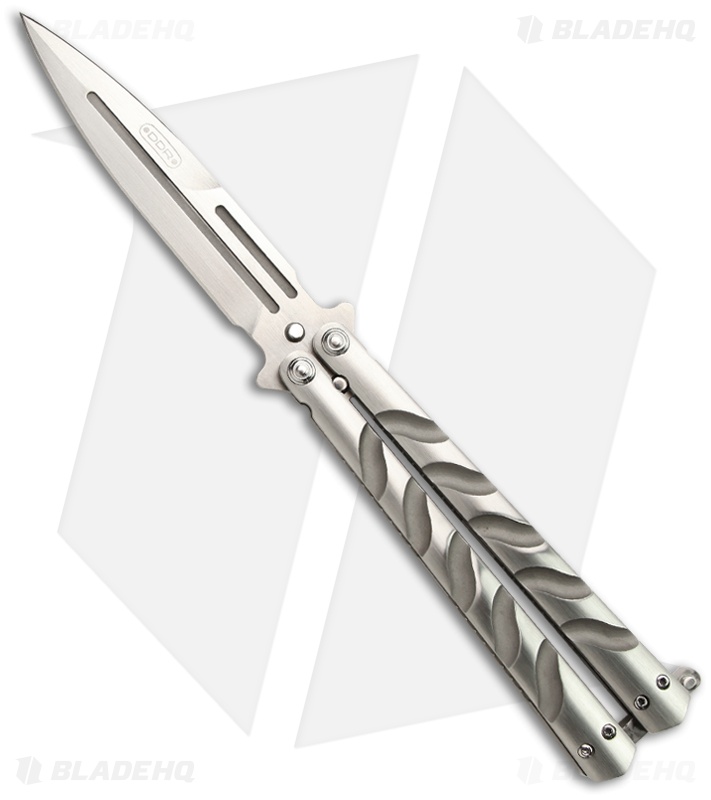 DDR Darrel Ralph Custom Venturi VII Bayonet Butterfly Balisong Knife (4" Satin)