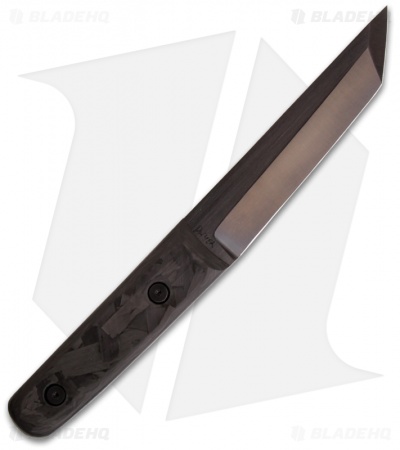 Duane Dwyer Custom Fixed Blade Tanto Knife (5.25" Black)
