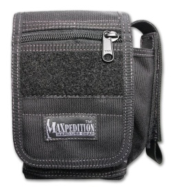 Maxpedition H-1 Waistpack Black Hybrid Sheath/Pocket Bag 0316B