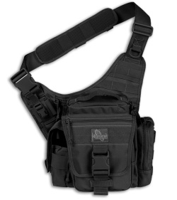 Maxpedition Black Jumbo L.E.O. S-Type Versipack Shoulder Sling Pack Bag 9852B