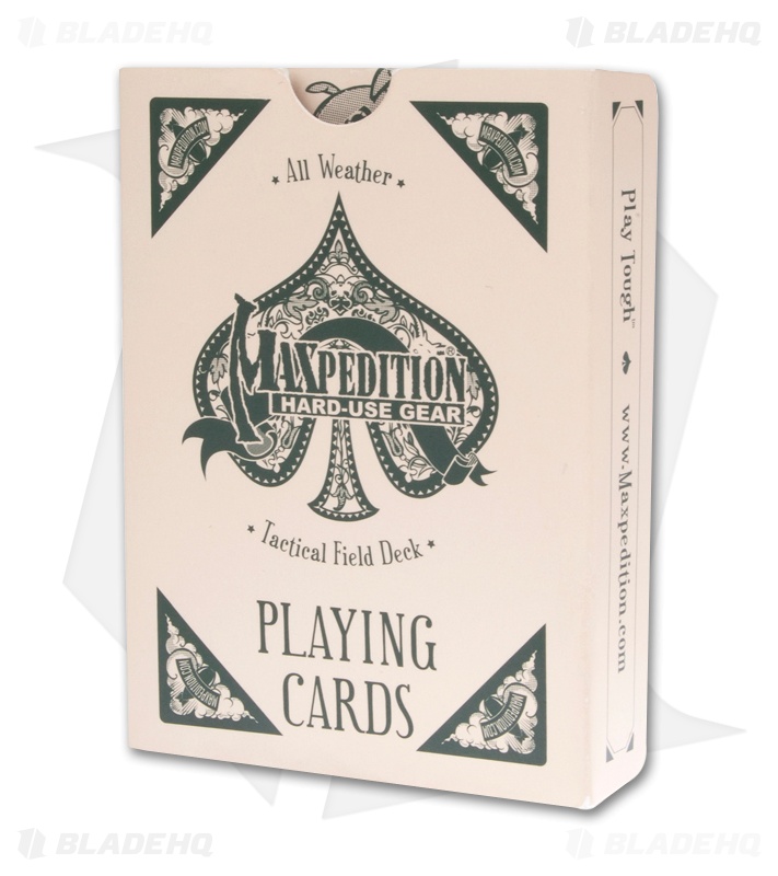 Maxpedition Playing Cards Tactical Field Deck All Weather