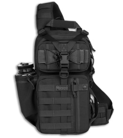 Maxpedition Sitka Gearslinger Black Shoulder Utility Pack Hydration Bag 0431B