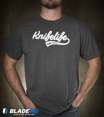 Blade HQ "Knife Life" Gray Short T-Shirt