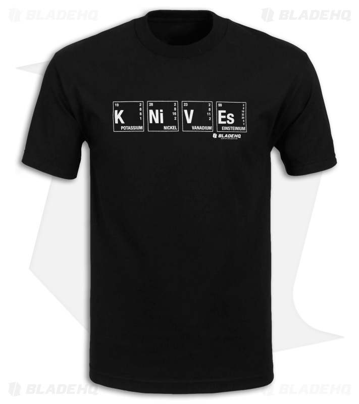 Blade HQ "KNiVEs" Black Short Sleeve T-Shirt