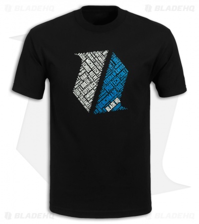 Blade HQ Brand Cloud Shield Logo Black Short Sleeve T-Shirt