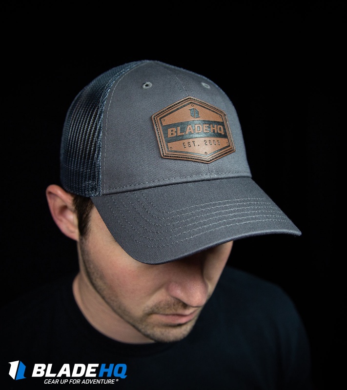 Blade HQ Mesh Gray Trucker Hat (Adjustable)