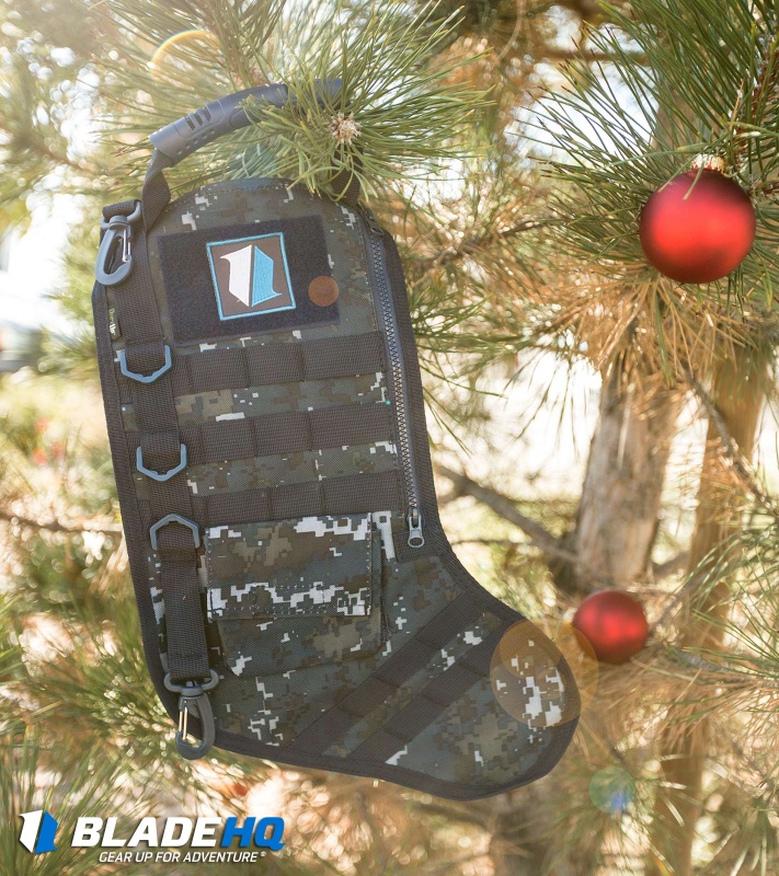 Tactical Christmas Stocking Deluxe Molle Elite Version (Blue Camo Tactical Christmas Stocking