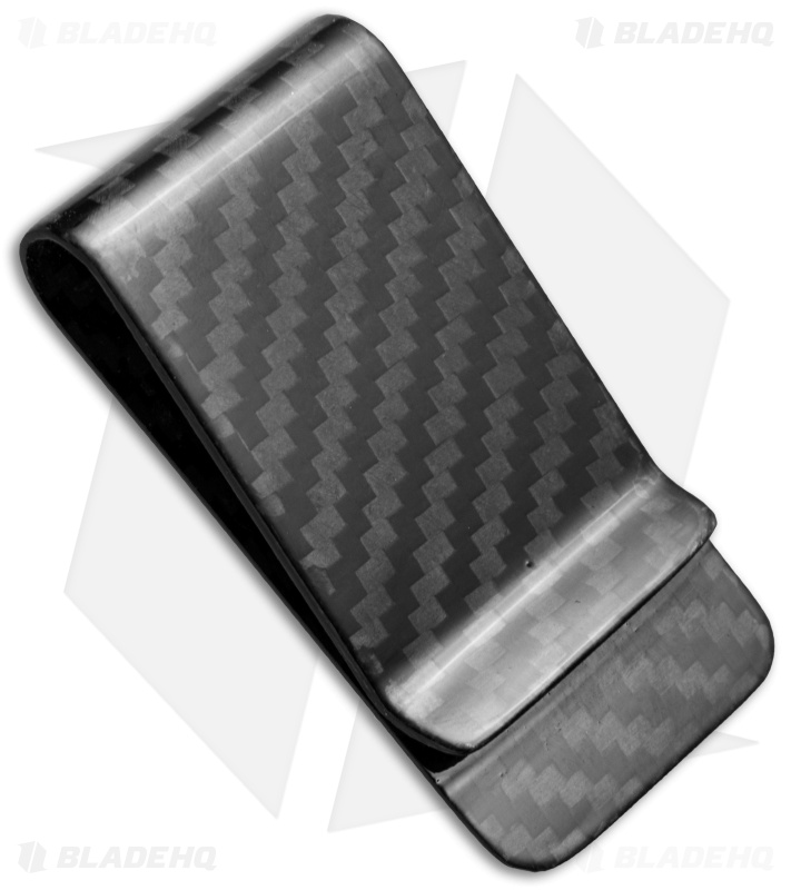 Bastion Pure Carbon Fiber Money Clip Black Blade Hq