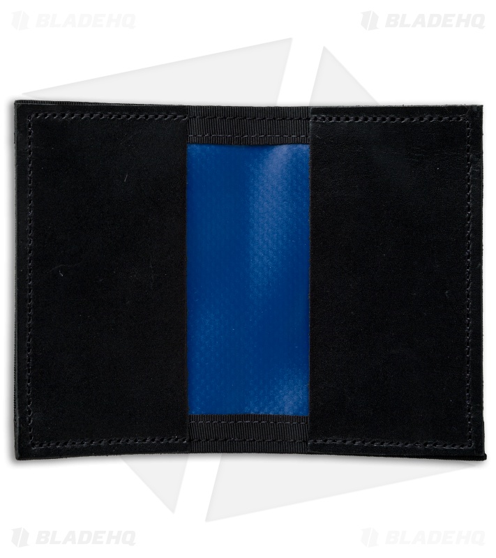 Recycled Firefighter Rookie Waterproof Tarp Bifold Wallet (Blue/Black) 