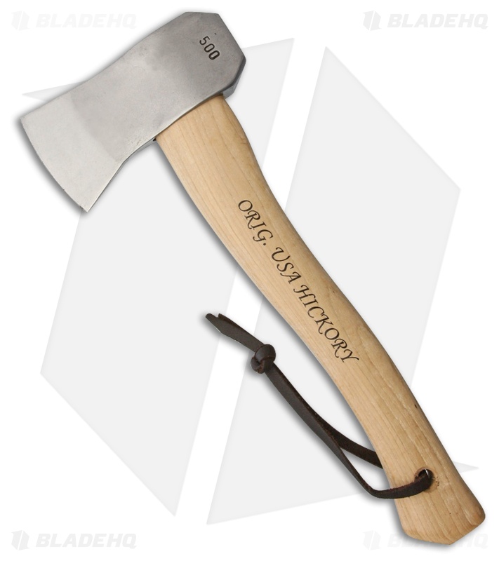 Prandi 13" Camping Hatchet Axe American Hickory Handle