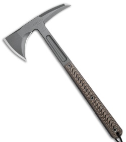 RMJ Tactical Kestrel 13" Tomahawk Axe Hyena Brown G-10 (Tungsten Cerakote)