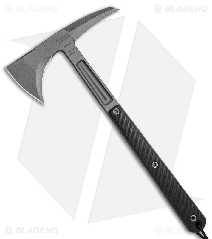 RMJ Tactical Kestrel Feather 13" Tomahawk Axe Black G10 (Tungsten